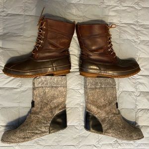 L.L. Bean Maine Hunting Shoes Mens Boots sz 10